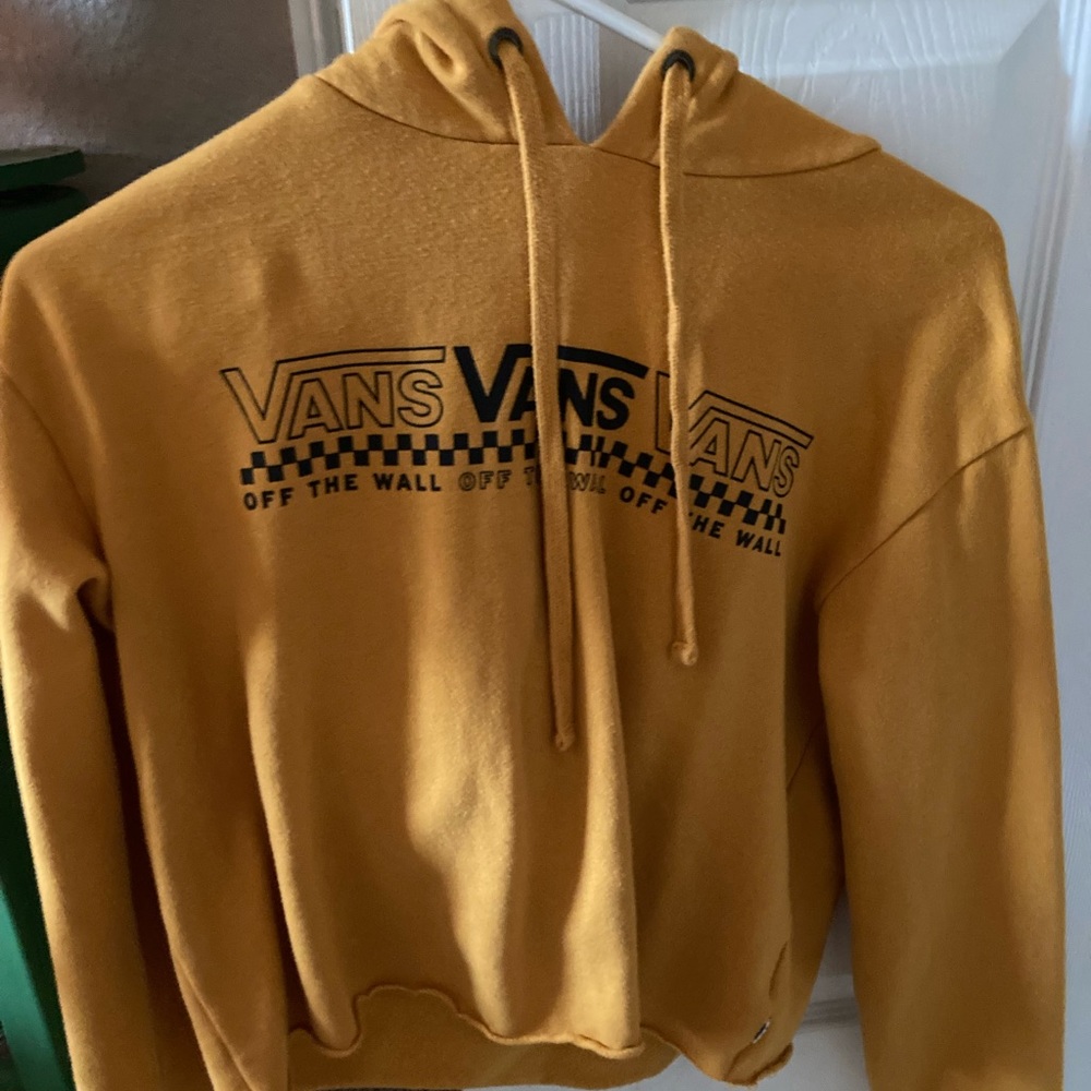 Vans yellow hoddie